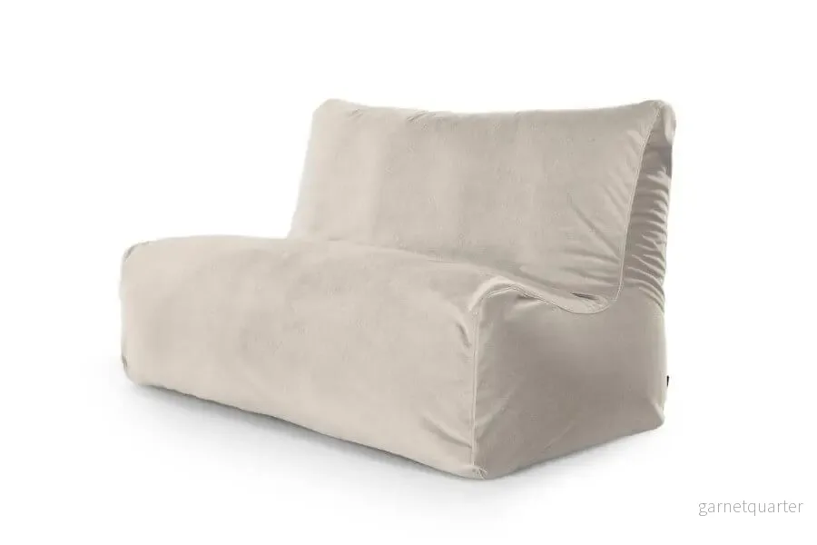 Sittsäck Soffa Seat Barcelona White Grey Sittsäck Soffa Seat Barcelona White Grey