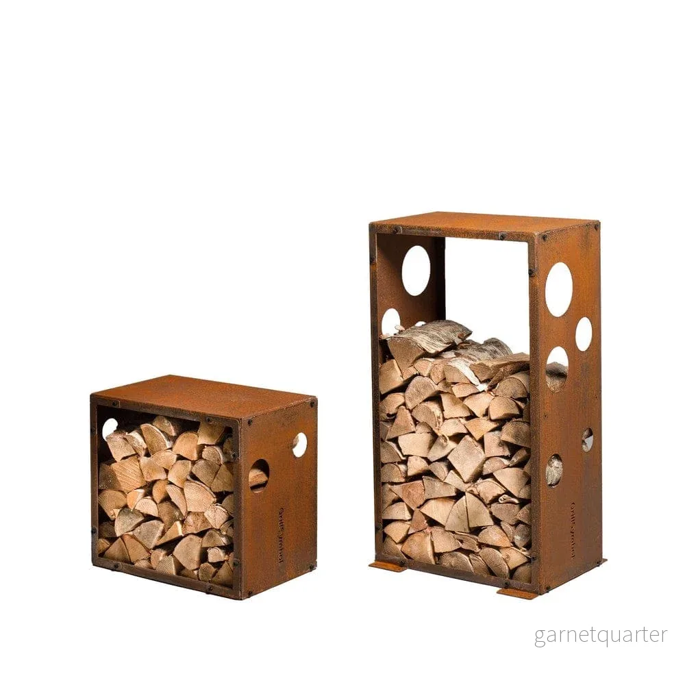 GrillSymbol Vedförvaring WoodStock Set
