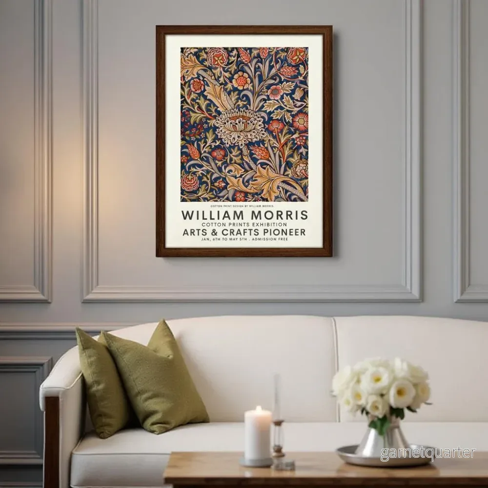 MORRIS BOTANICA – Botanisk blomsterposter – William Morris inspirerad väggkonst MORRIS BOTANICA – Botanisk blomsterposter – William Morris inspirerad väggkonst