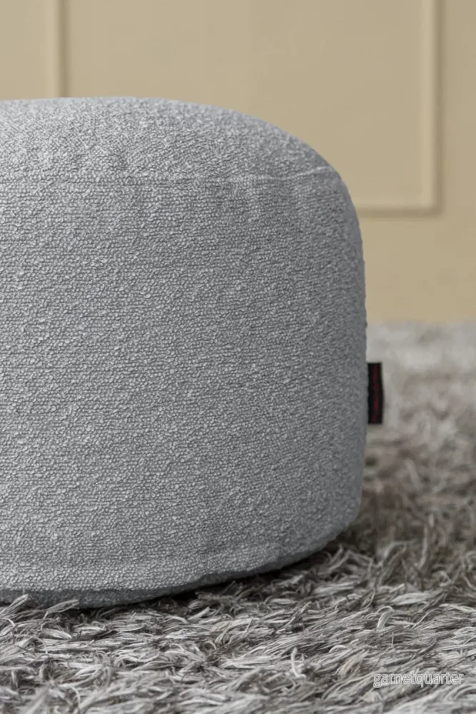 Sittpuff Fotpall Mini Madu Light Grey - Bild 2