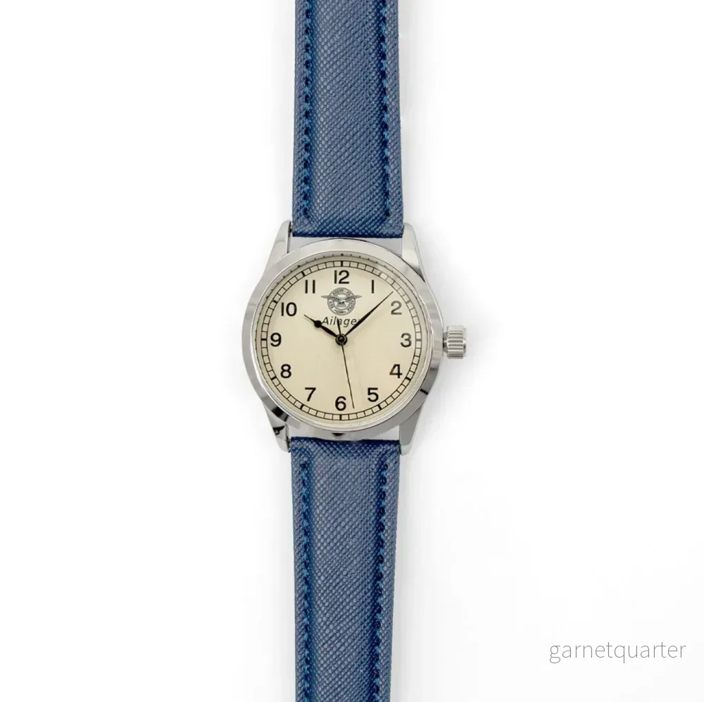 Brittisk RAF-pilotklocka - Blått armband - Bild 3