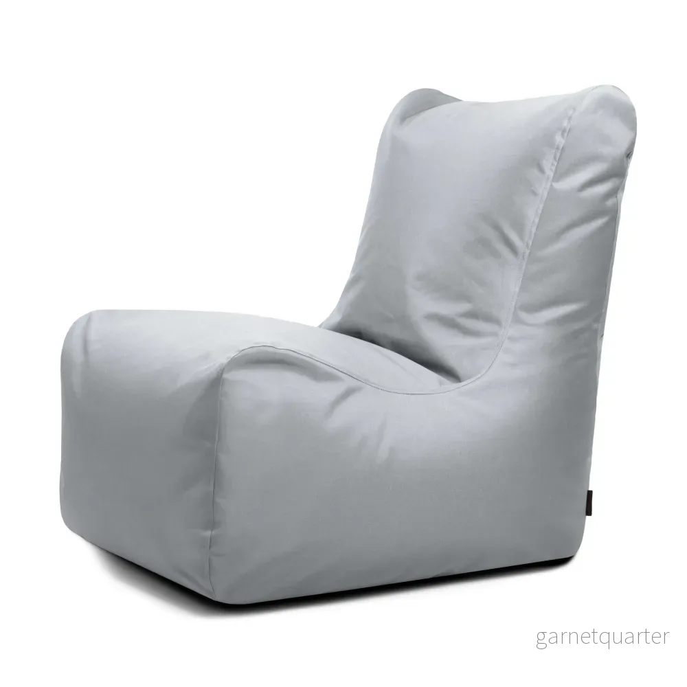 Sittsäck Fåtölj Seat OX White Grey Sittsäck Fåtölj Seat OX White Grey