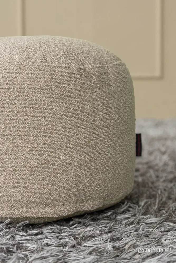 Sittpuff Fotpall Mini Madu Cream - Bild 3