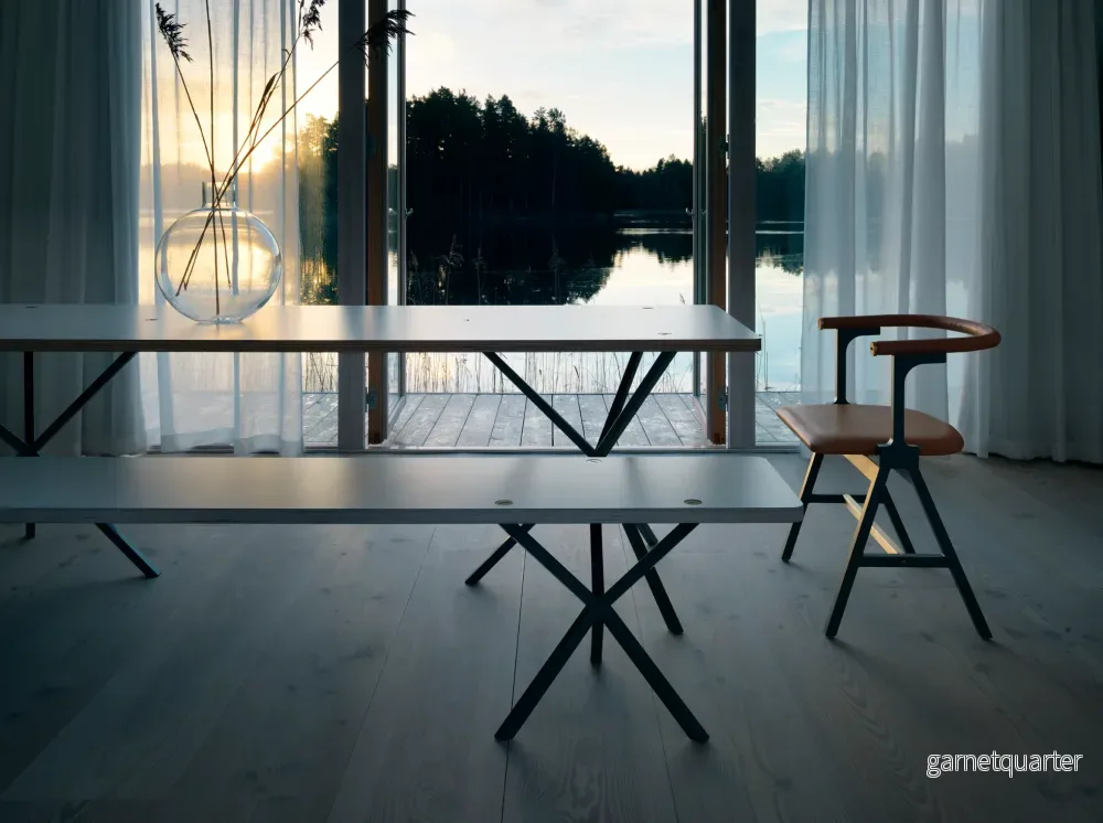 NEB Bench with Top in Fenix laminate - Bild 3