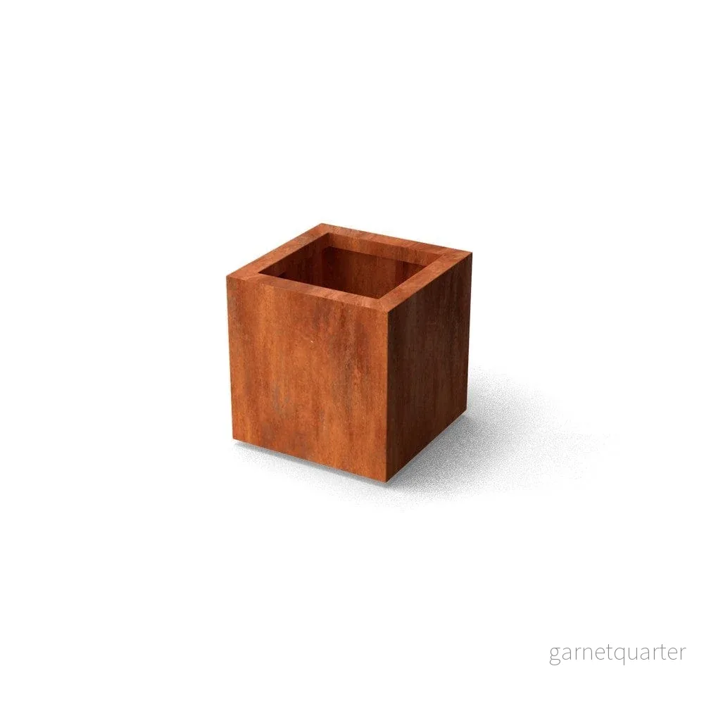 Geroba Blomlåda Quadra Corten 40x40x40cm