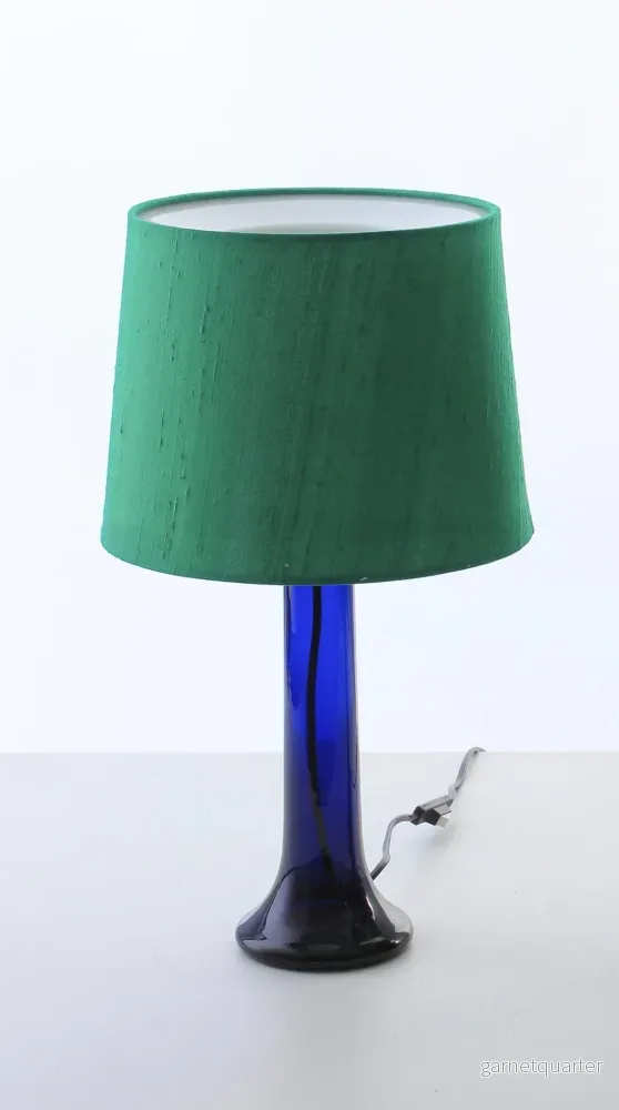 Luxus bordslampa Trombo i glas 1969 Nr B143 Luxus bordslampa Trombo i glas 1969 Nr B143