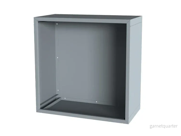 Vedförvaring i galvaniserat stål 80 × 40 × 80 cm - Bild 3