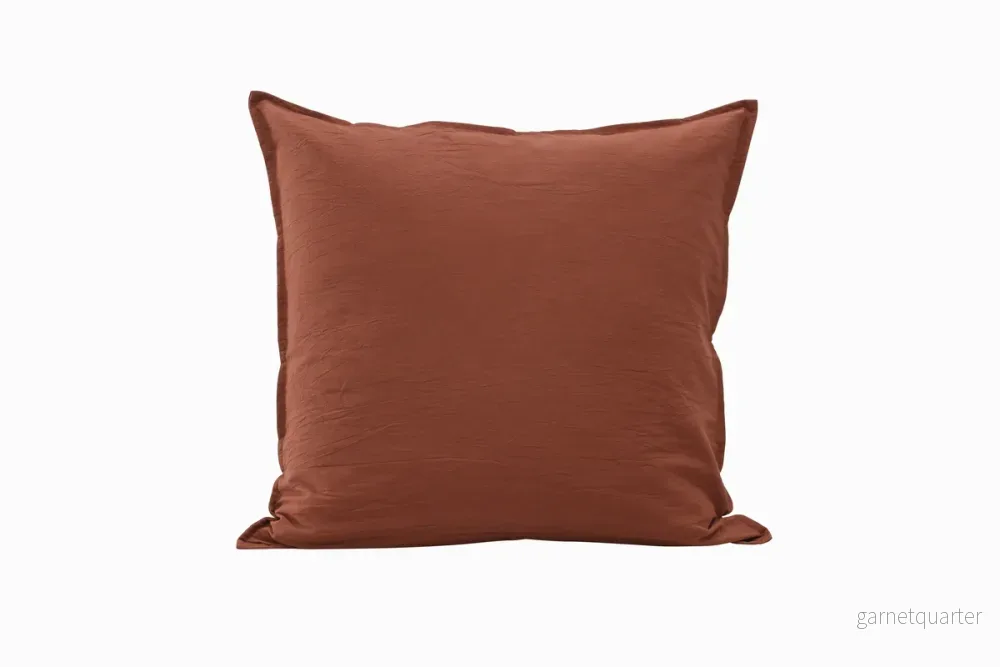 Ronja kuddfodral 60 x 60 cm, rostad röd - Bild 2