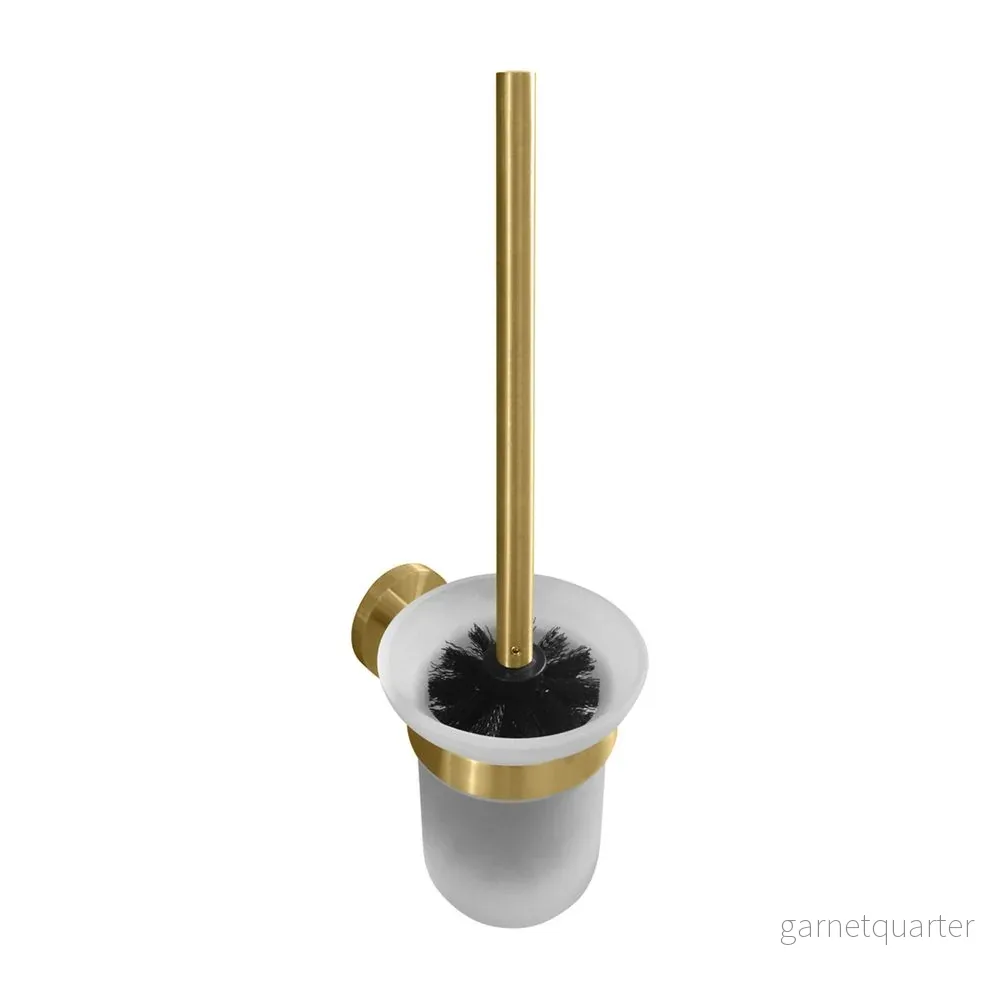 Duschbyggarna Toalettborste Brass Set Öppen Duschbyggarna Toalettborste Brass Set Öppen