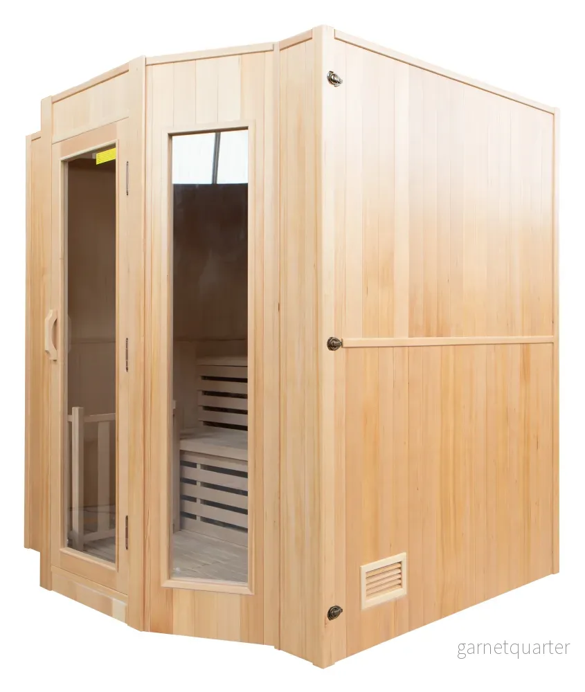 Sauna ZEN 6 personer – traditionell bastu med Harvia-aggregat - Bild 2