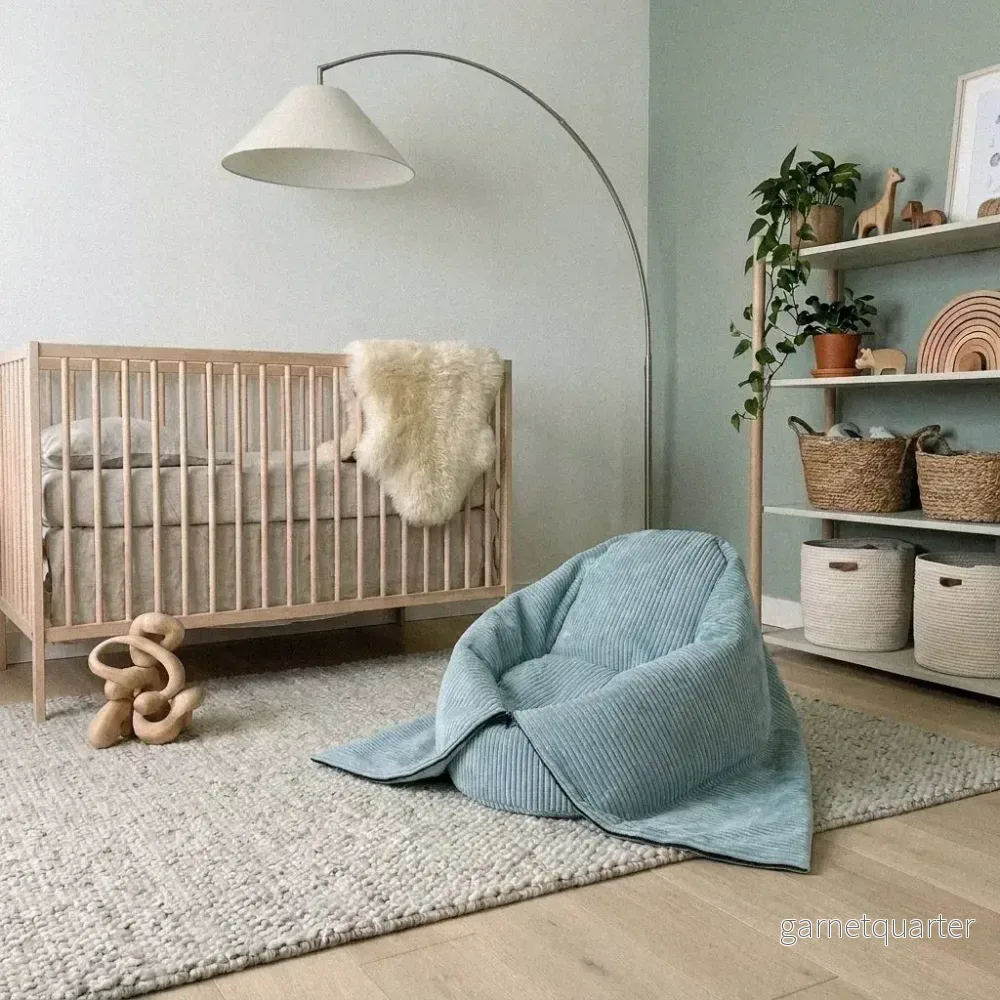 Sittsäck Cocoon 80 Waves Mint