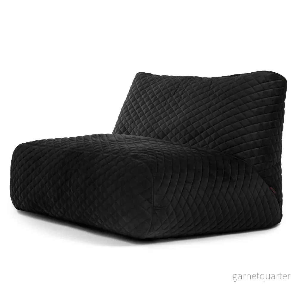 Sittsäck Soffa Tube Lure Luxe Black Sittsäck Soffa Tube Lure Luxe Black