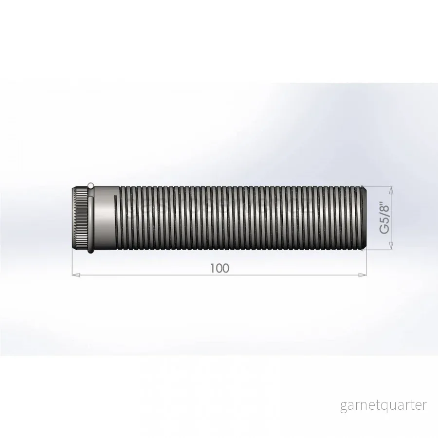 LUKR EU Shank 5/8" x 100mm - lång genomföring - Bild 2
