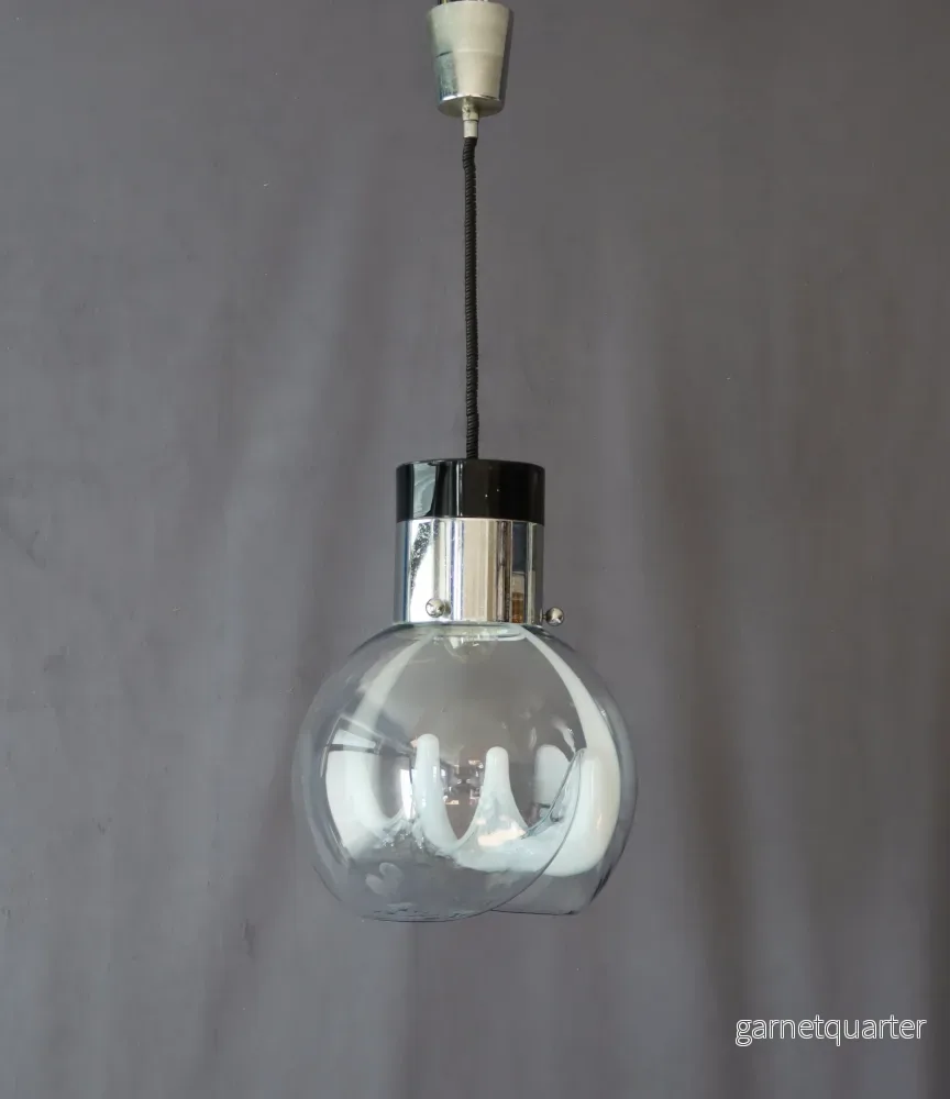 Taklampa Muranoglas Italiensk 1970-tal Nr A709 Taklampa Muranoglas Italiensk 1970-tal Nr A709