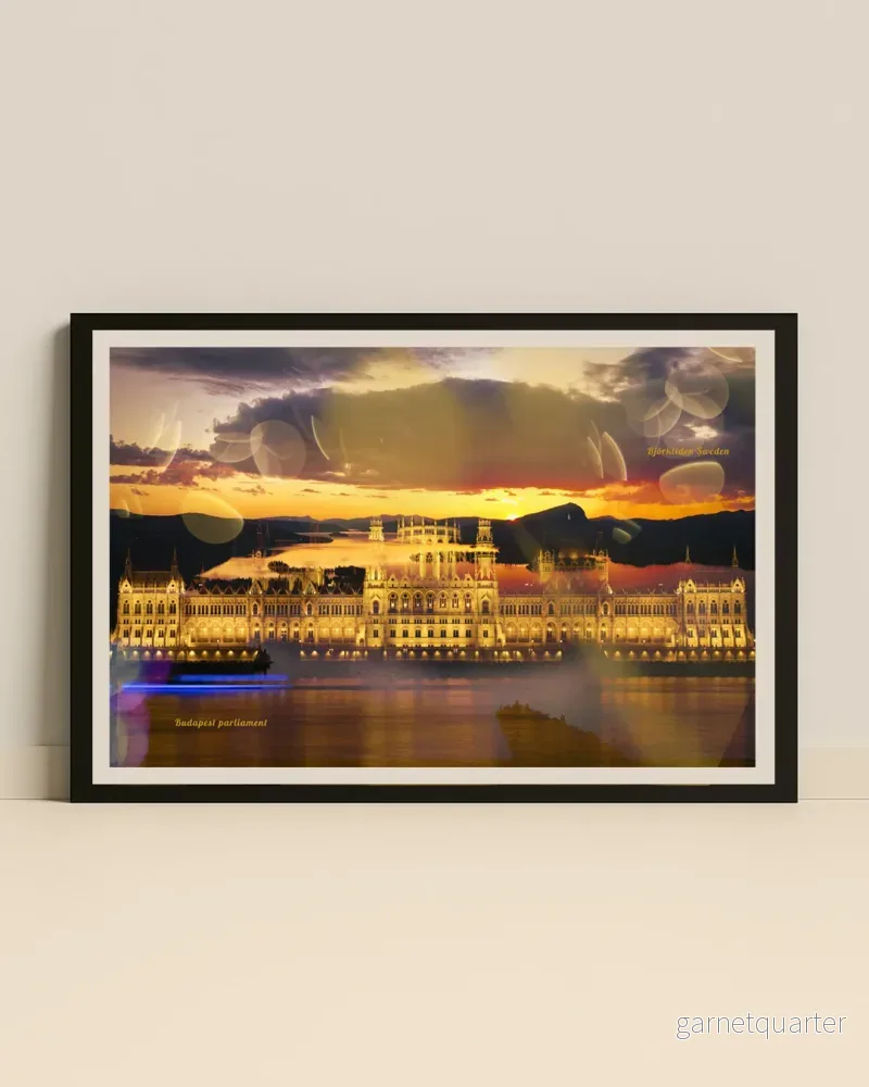 Budapest & Björkliden – Retroposter Budapest & Björkliden – Retroposter