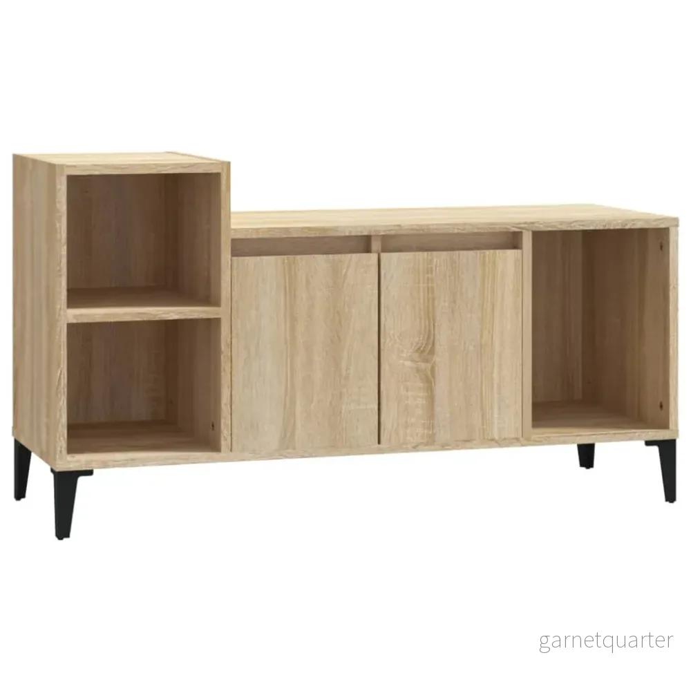 TV-bänk – sonoma ek, 100×35×55 cm - Bild 2