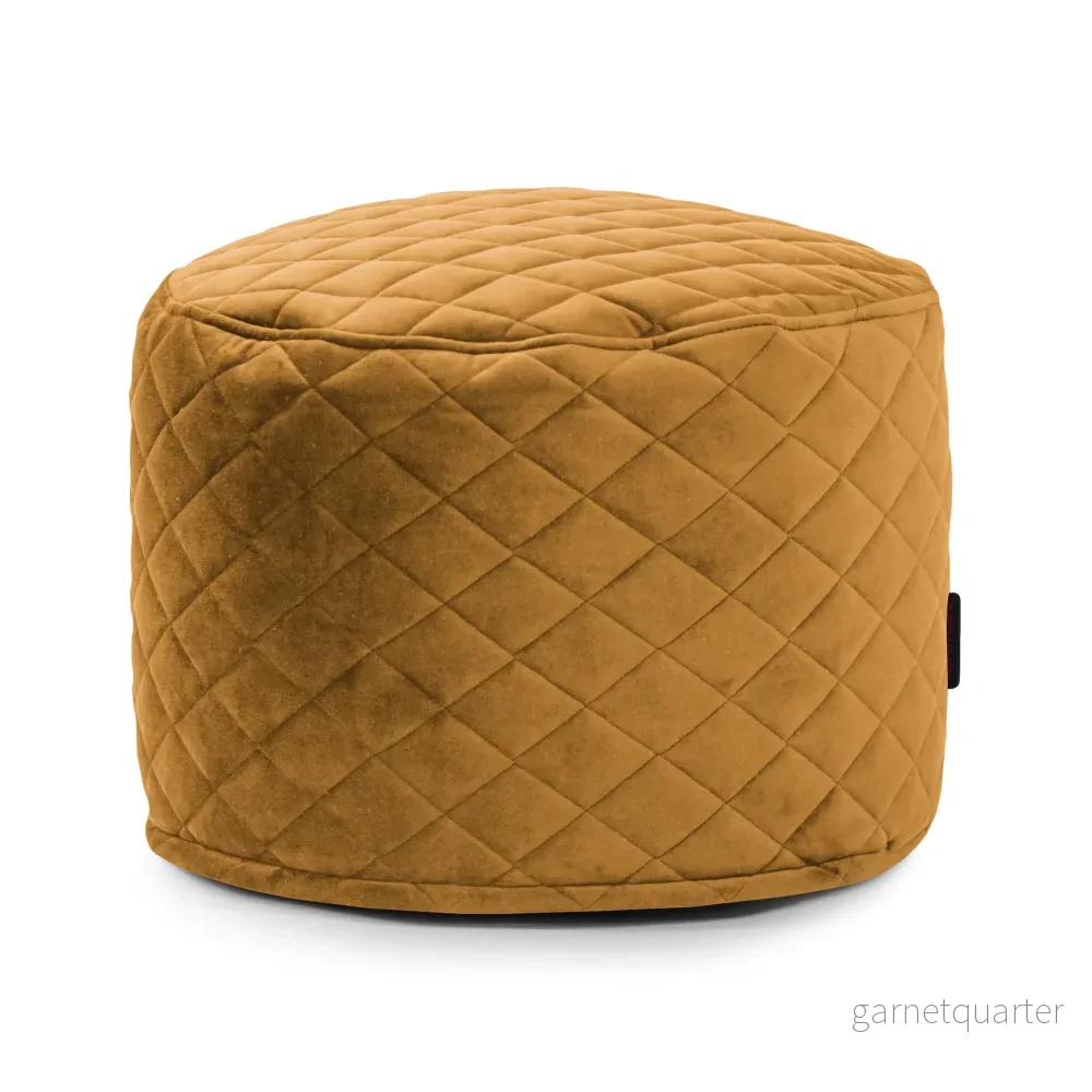 Sittpuff Fotpall Mini Lure Luxe Mustard