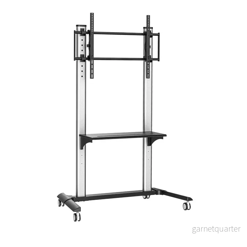 Rullbart TV-stativ upp till 100 tum – tung belastning | Wolff Mount | VESA 800×600 | 80 KG