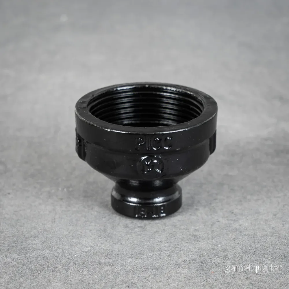 Omvandlare invändig / invändig – 46 mm / 20 mm – Svartlackerad