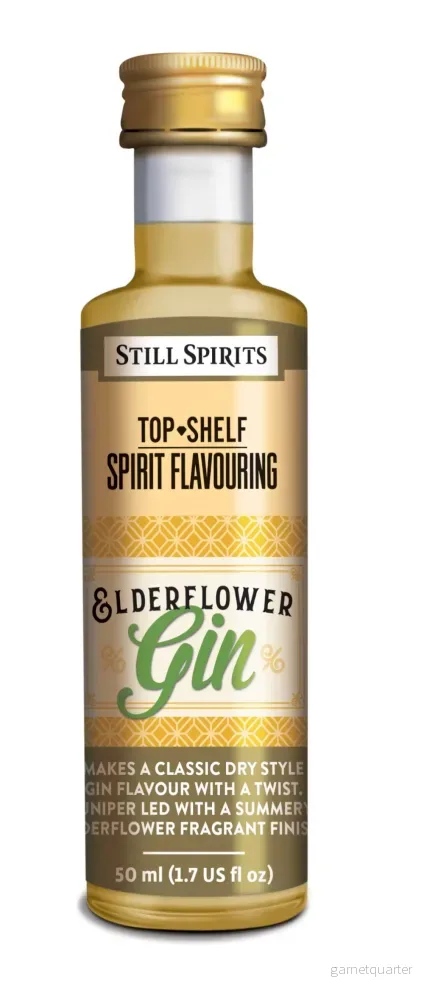 SS Top Shelf Elderflower Gin - 50ml essens