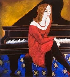 Olga Semenova  – Red Dress – AUKTION