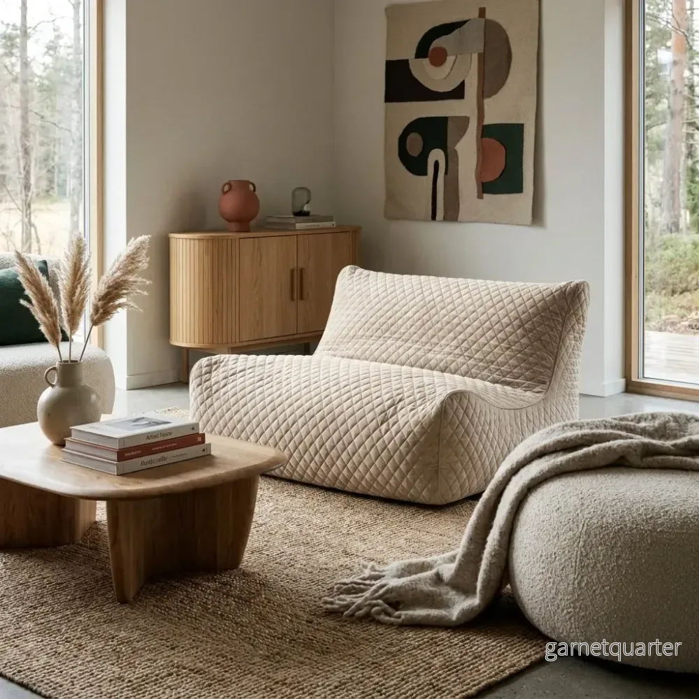Sittsäck Soffa Lounge Lure Luxe Pearl