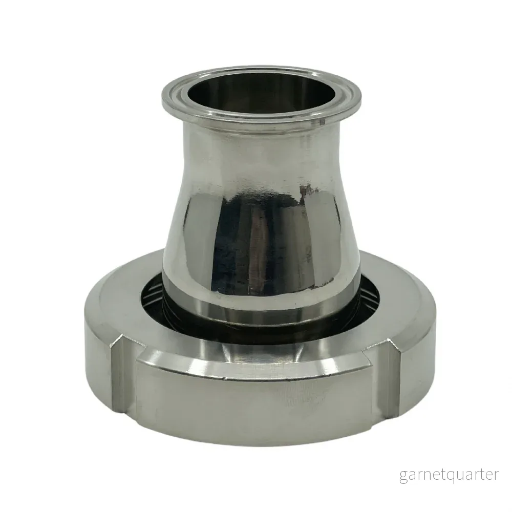 Adapter DN50 Female (DIN 11851) till 1,5″ Tri-Clamp Adapter DN50 Female (DIN 11851) till 1,5″ Tri-Clamp