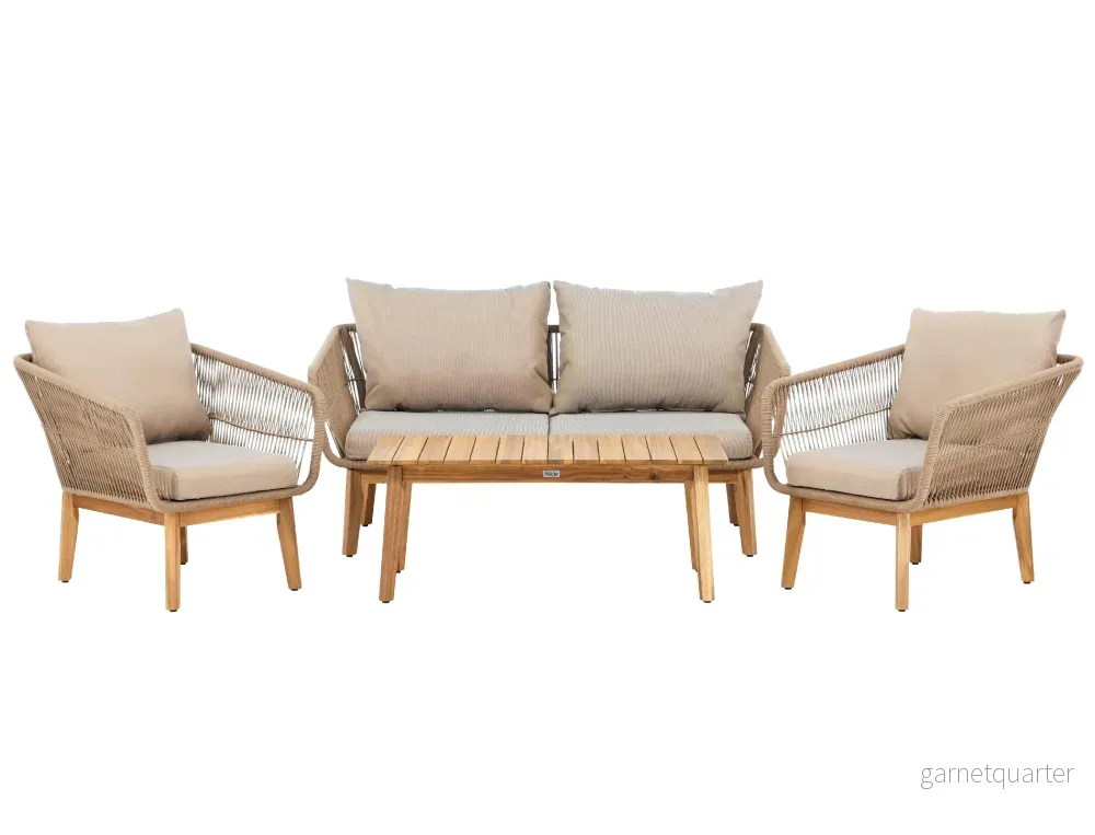 Chania Loungegrupp – Beige Chania Loungegrupp – Beige