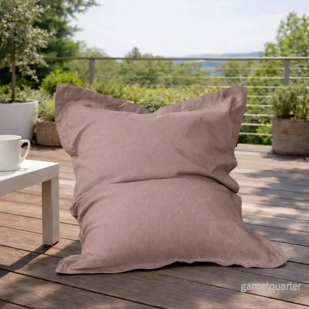2me Riviera OEKO-TEX ® sittsäck & sittkude lämplig utomhus Cacao