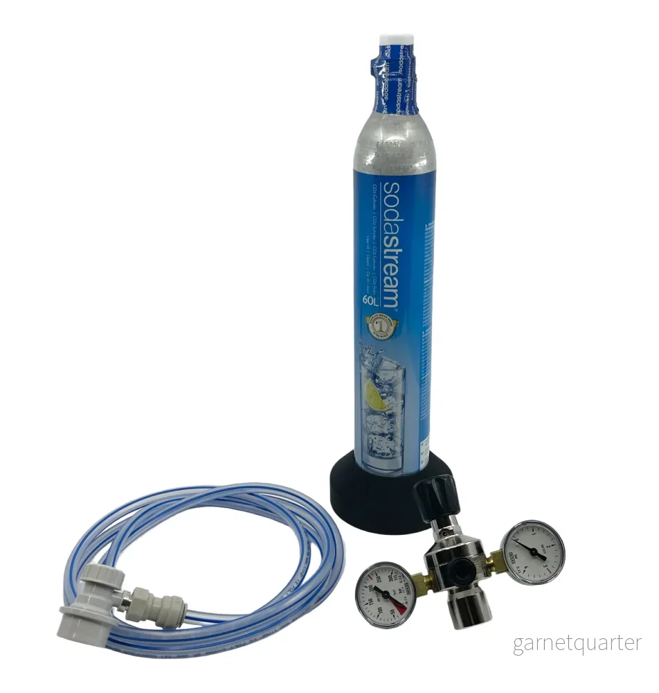 Fatpaket 425g Sodastream 20L fat med pushfit snabbkopplingar Fatpaket 425g Sodastream 20L fat med pushfit snabbkopplingar