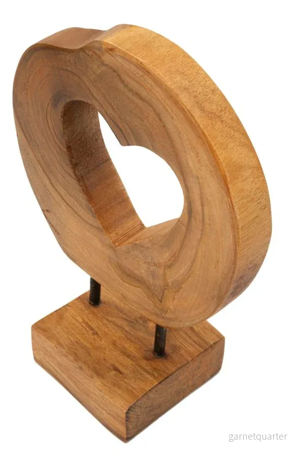 Mauro Ferretti Hasi skulptur i teak - Bild 3