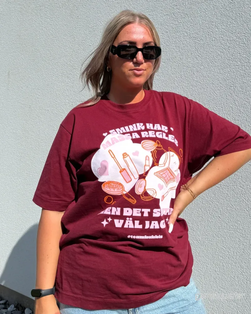 DET SKITER VÄL JAG I burgundy T-shirt - Bild 2