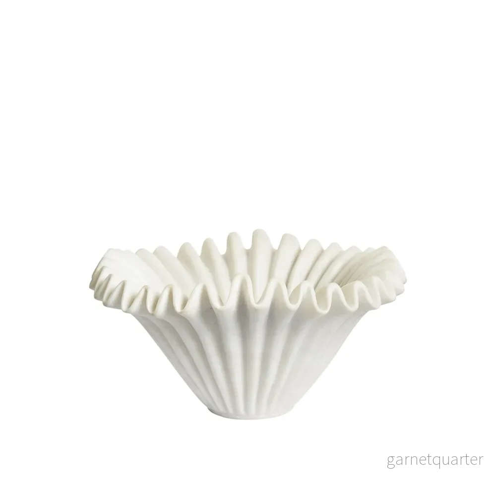 Anemone Marmor Skål 30x30x15 cm