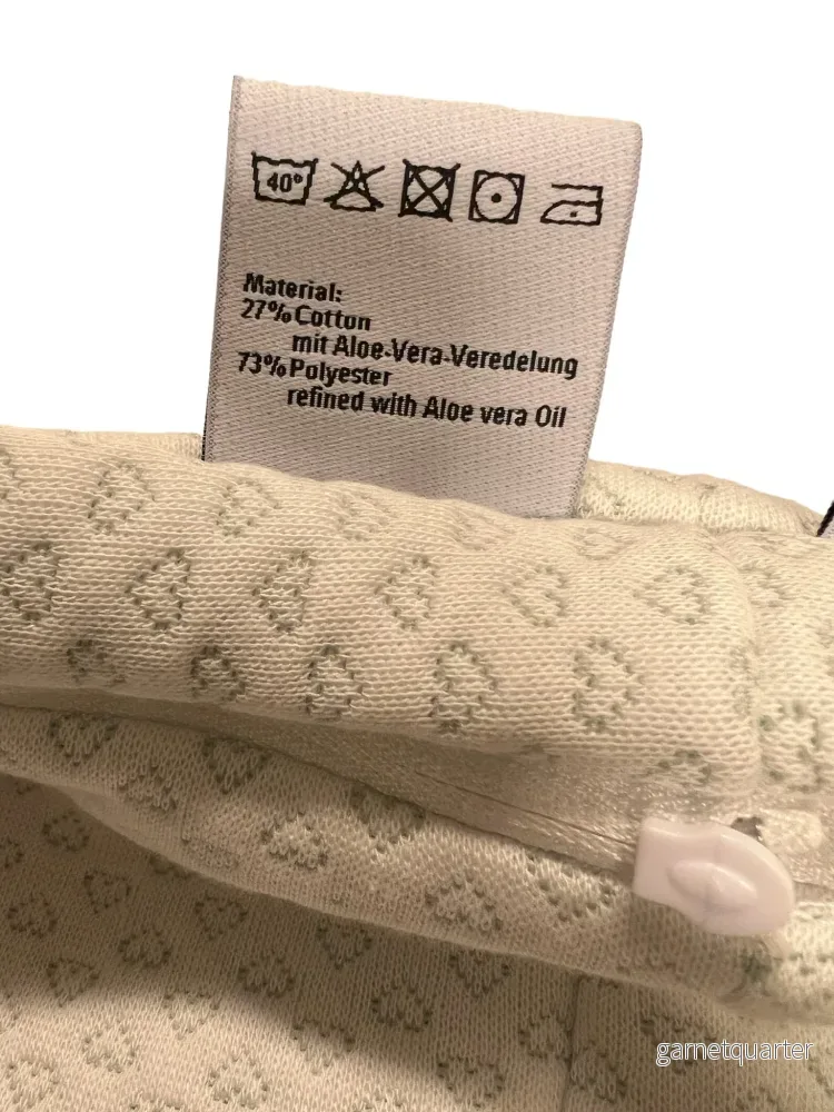 Extra kuddfodral till RUNA huvudpool med hål - Aloe Vera - Bild 2