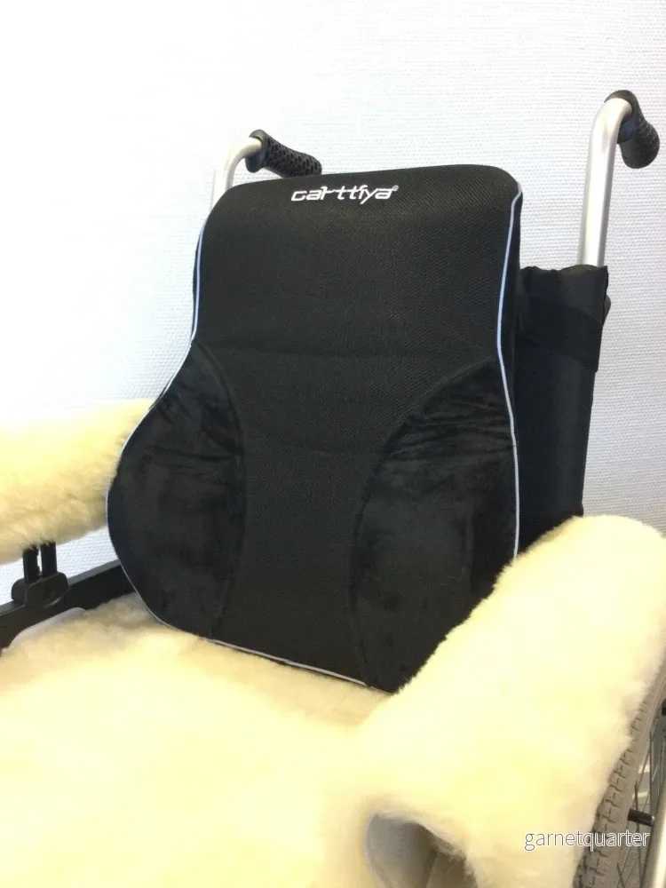 Mjuk svankkudde ryggstöd - Med kylande gel & memory foam. (44x40x12) - Bild 2