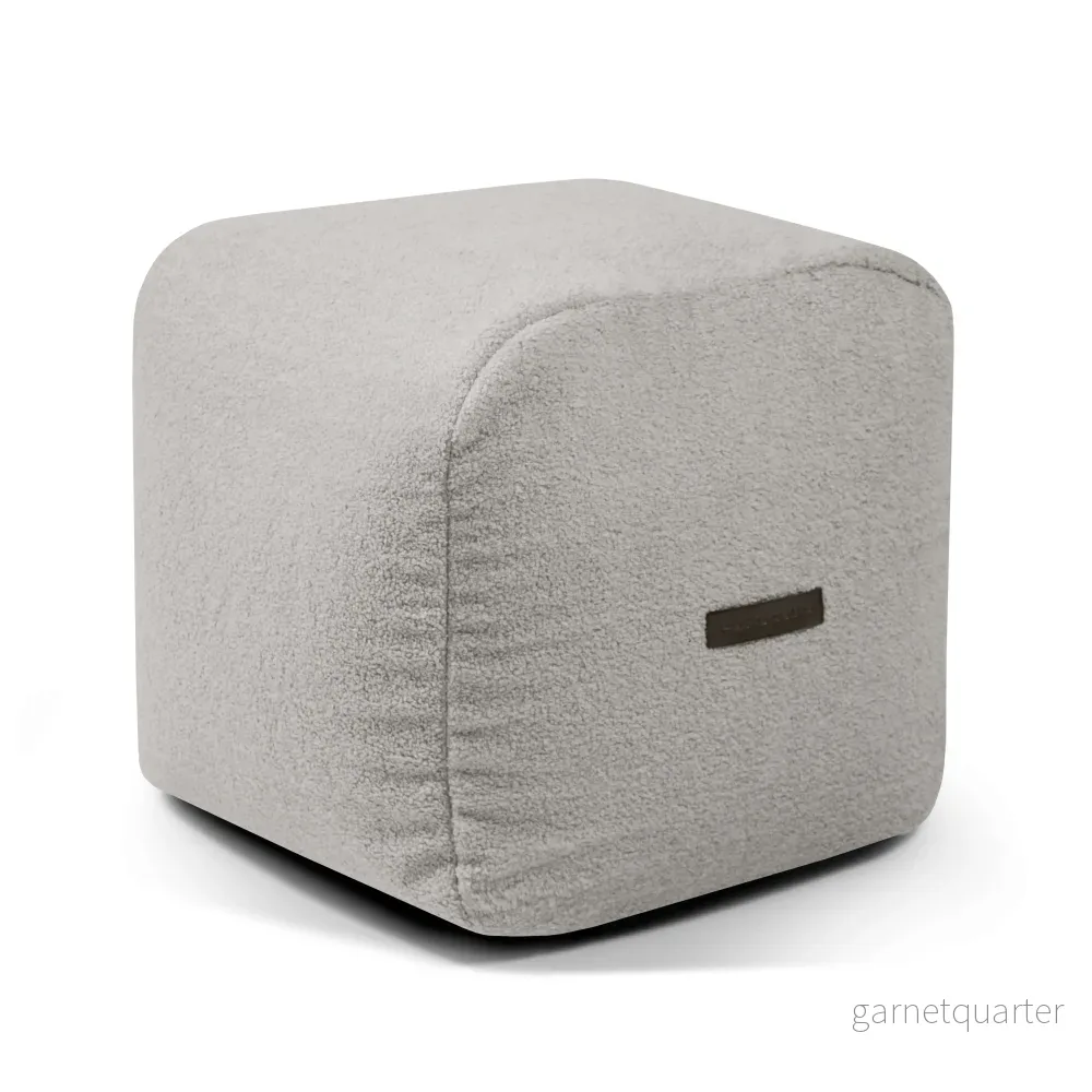 Sittpuff Plus 50 Teddy White Grey Sittpuff Plus 50 Teddy White Grey
