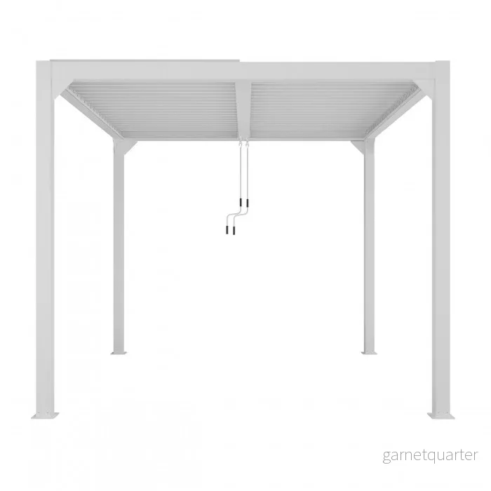 Pergola 3x3m vit - Bild 2