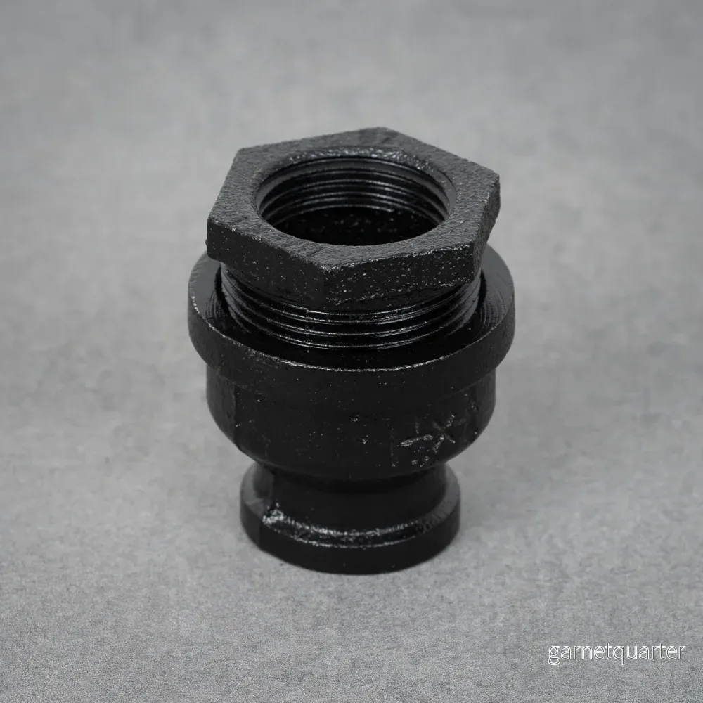 Omvandlare invändig / invändig - 40 mm / 26 mm- Svartlackerad - Bild 3