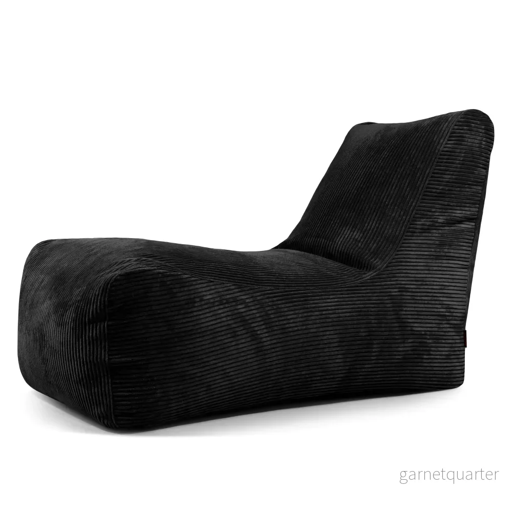 Sittsäck Lounge Waves Black