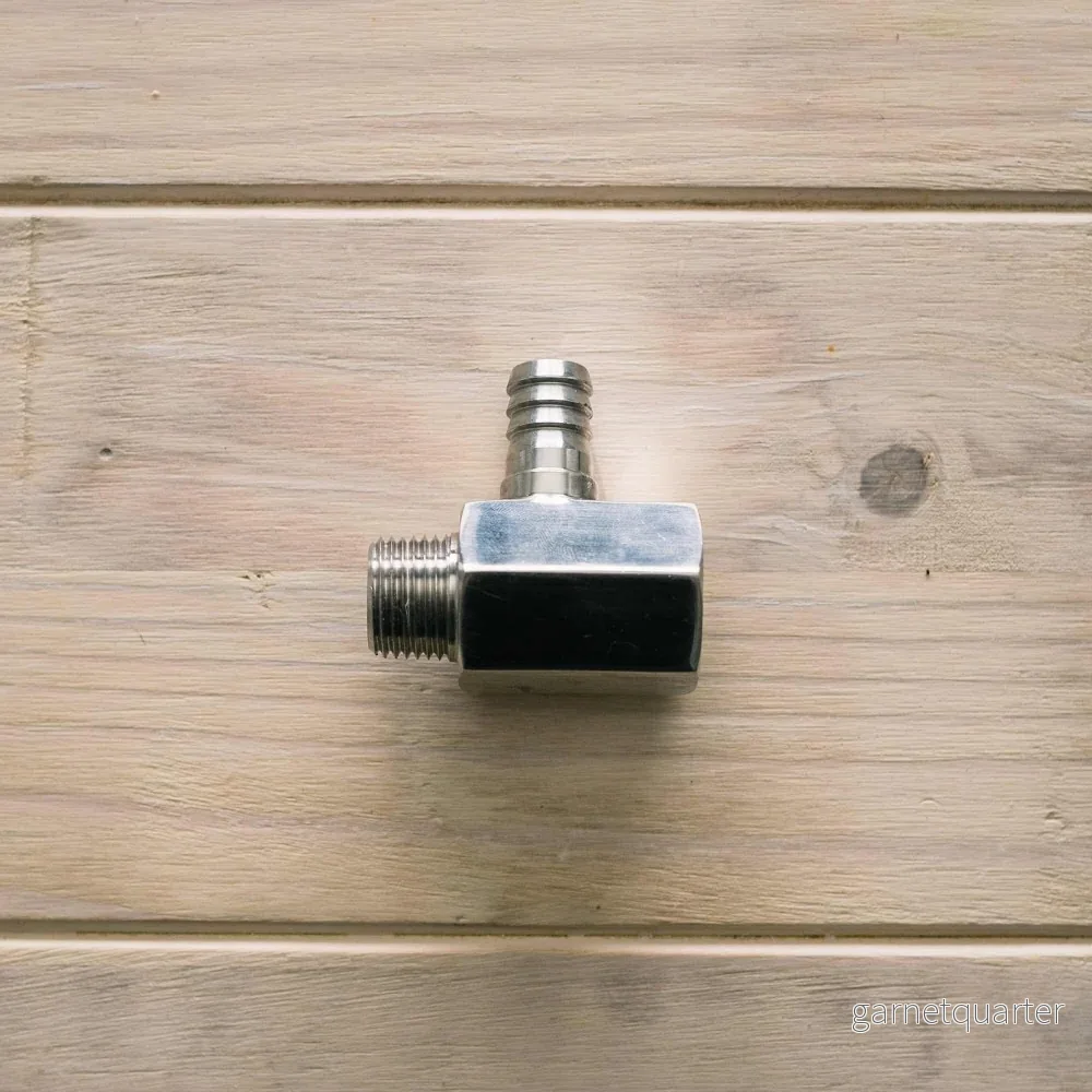 Hose Barb | ½” Re-Circ T-Barb – Ss Brewtech