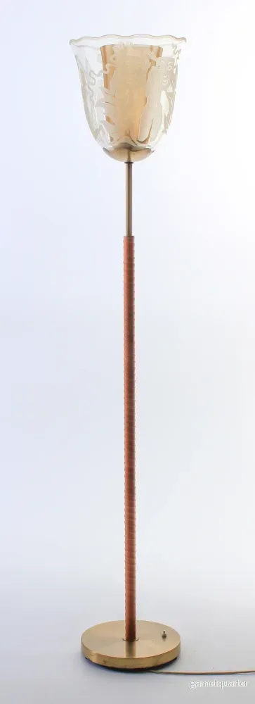 Golvlampa Bo Notini för Glössner & Co 1947 Nr C17