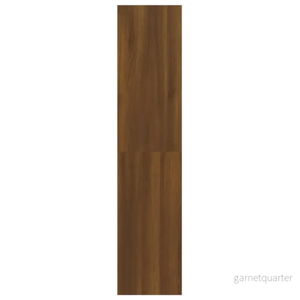 Bokhylla / rumsavdelare – brun ek, 100×30×135 cm - Bild 3