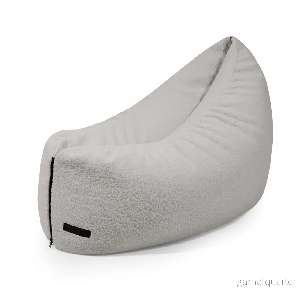 Fåtölj barn Clip Clap 90 Teddy White Grey Fåtölj barn Clip Clap 90 Teddy White Grey