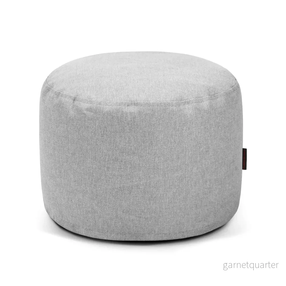 Sittpuff Fotpall Mini Riviera Light Grey - Bild 2