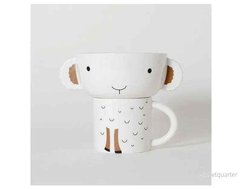 Wee Gallery Mealtime Stacking Set (Lamb)
