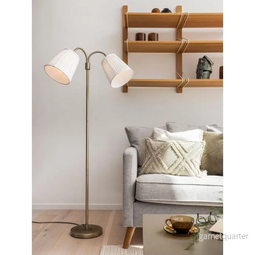 PR Home Golvlampa Amy Flex 2 Antikmässing - Bild 2