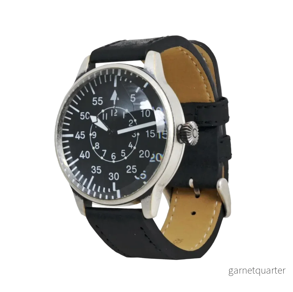 Black Vintage Pilot Watch - Bild 2
