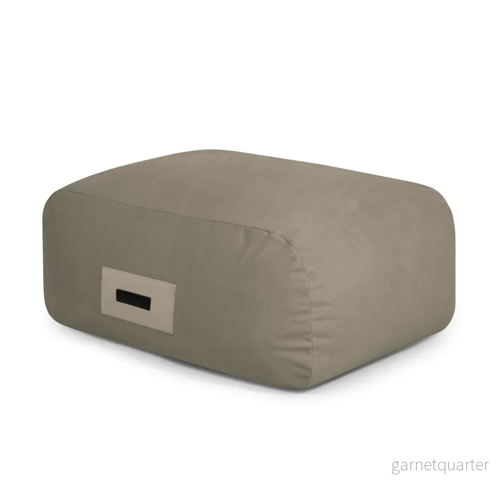 Barnfåtölj  Sittsäck Snug Sittpuff 83 Barcelona Taupe