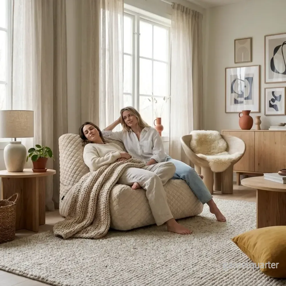 Sittsäck Soffa Tube Lure Luxe Pearl Sittsäck Soffa Tube Lure Luxe Pearl