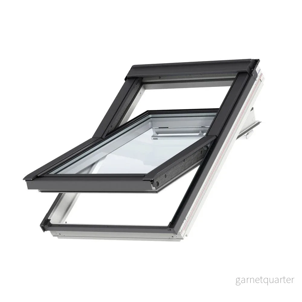 Velux Takfönster Pivåhängd Vitmålad Furu - Bild 2
